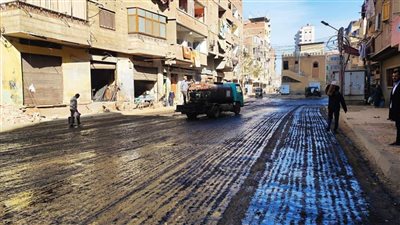 آخر تطورات أعمال الرصف والتطوير بمركزي المحلة والسنطة