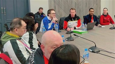 البلوشى يحضر الإجتماع الفنى لبطولة العالم للرماية