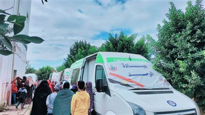 قافلة علاجية مجانية لأهالي قرية 