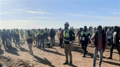 إصابة 10عاملين بالطاقة الشمسية في حادث بشع بأسوان 