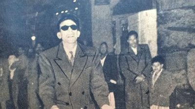 صورة نادرة لـ الشيخ حسني الحقيقى بطل فيلم الكيت كات