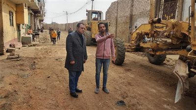 رفع كفاءة وتهيئة عدد من الشوارع الرئيسية استعدادا للرصف بمراكز محافظة المنيا