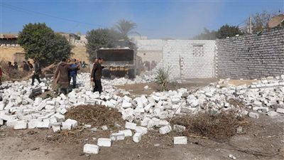 تفاصيل إزالة 100 حالة تعد على الأرض الزراعية وأملاك الدولة بمركزي مغاغة والمنيا