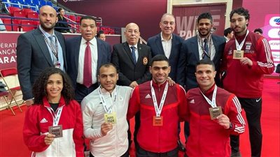 وزير الرياضة يُثني علي أداء أبطال مصر في الدوري العالمي للكاراتيه