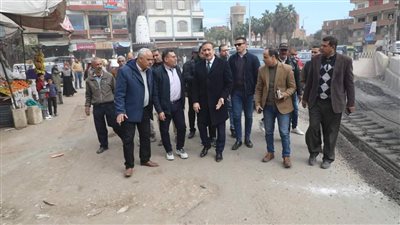 محافظ المنوفية يتابع أعمال رصف وتطوير طريق «شبين الكوم – طنطا»
