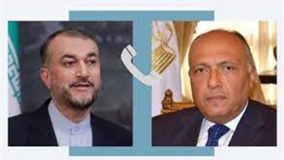 وزير الخارجية يبحث مع نظيره الإيراني التوترات العسكرية فى البحر الأحمر