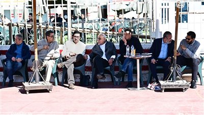 حسين لبيب وأعضاء المجلس يحضرون تدريب الزمالك لدعم جوميز 