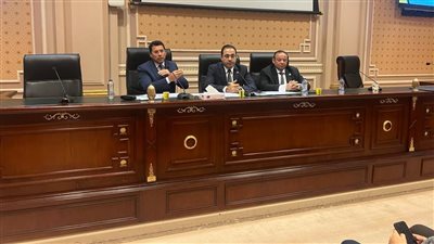 وزير الشباب والرياضة يناقش خطة تطوير المنشآت الشبابية والرياضية ومصنع النجيل الصناعي 