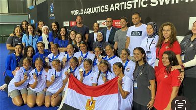  منتخب مصر للسباحة التوقيعية ضمن أفضل 10 دول للعبة