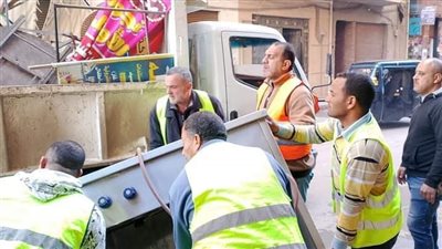 رفع 408 حالة إشغال طرق في حملة موسعة بالبحيرة (صور)