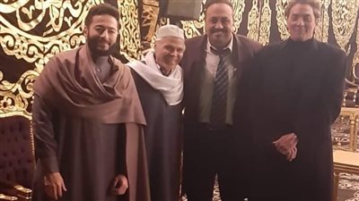 بالصور.. شاهد كواليس تصوير الجزء الرابع من مسلسل المداح