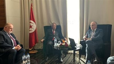 وزير الري يلتقى وزير الأشغال العامة الإندونيسي ورئيس المجلس العالمي للمياه