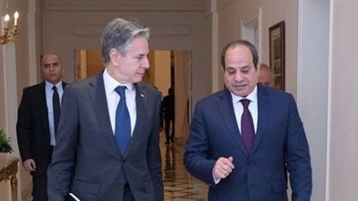 «بلينكن» يشيد بجهود مصر لدعم أمن واستقرار منطقة الشرق الأوسط 