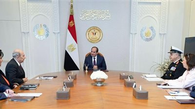 الرئيس السيسي يستقبل رئيس شركة 