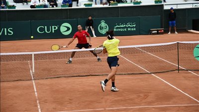 وزير الشباب والرياضة يشهد مباراة مصر والإكوادور في كأس ديفيز للتنس