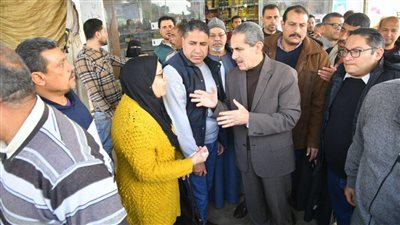 جولة مفاجئة لمحافظ الغربية لتفقد منافذ «معا ضد الغلاء» بمركزي قطور وسمنود