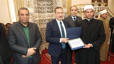 محافظ المنوفية يشهد الاحتفال بذكرى الإسراء والمعراج بمسجد الرؤوف الرحيم بشبين الكوم