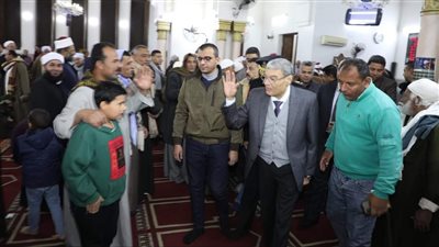 محافظ المنيا يشارك فى احتفال الأوقاف بذكرى ليلة الإسراء والمعراج بمسجد الفولى