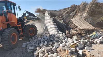 إزالة 126 حالة تعد على الأراضي الزراعية وأملاك الدولة في المنيا