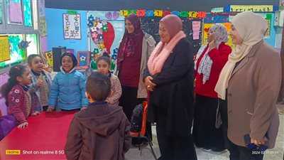 وكيل تعليم القاهرة تتابع سير العملية التعليمية بالتيرم الثاني بمدارس إدارة المرج