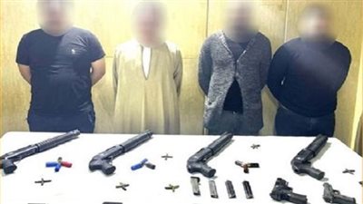 سقوط مافيا تجارة الأسلحة النارية والذخائر غير المرخصة بالجيزة