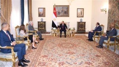 الرئيس السيسي يستقبل رئيس وكالة الاستخبارات المركزية الأمريكية