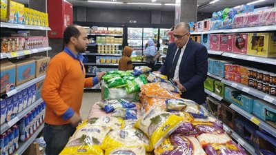 تحرير 117 مخالفة متنوعة خلال حملات على المخابز البلدية والأسواق بالمنيا