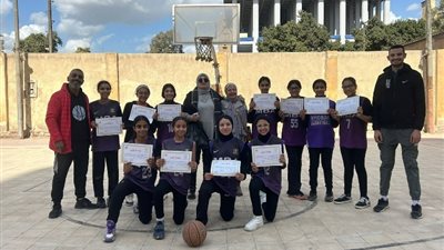 القليوبية تفوز بالمركز الأول ببطولة المدارس للألعاب الجماعية للمرحلة الابتدائية بنات لكرة السلة 