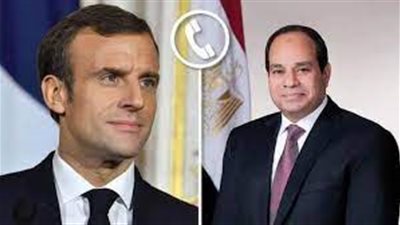 الرئيس السيسى يؤكد لماكرون رفض تهجير الفلسطينيين إلى مصر