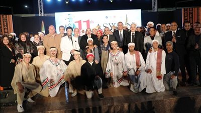 أشرف عطية يفتتح مهرجان أسوان الدولى الحادى عشر للثقافة والفنون