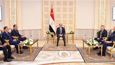 «السيسي» يستقبل الرئيس التنفيذي لشركة «بريتيش بيتروليوم» بحضور «مدبولي»