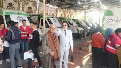 الكشف على 3000 مواطن في قافلة طبية مجانية لمستقبل وطن بمدينة حلوان (صور)