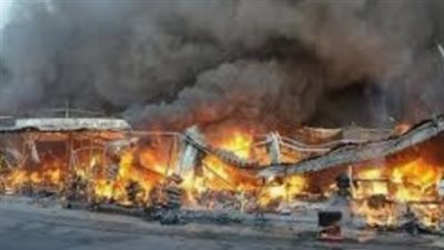 حريق هائل يلتهم مزرعة دواجن بالبحيرة ونفوق عدد من الدواجن