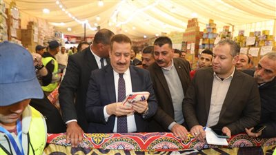 تفاصيل متابعة محافظ المنوفية لافتتاح معارض 