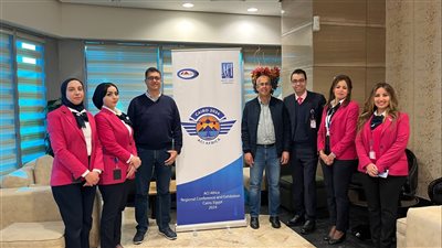 وصول سكرتير عام المجلس الدولي للمطارات لإقليم إفريقيا واللجنة التنظيمة العليا القاهرة