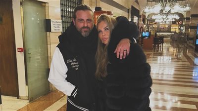 نيكول سابا تقضي ليلة شامية مليانة دفا برفقة زوجها.. صور