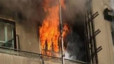 حريق يلتهم شقة سكنية في جمصة بالدقهلية