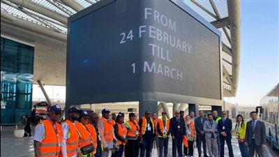 زيارة لجنة السلامة بالمجلس الدولي للمطارات اقليم افريقيا لمطار القاهرة