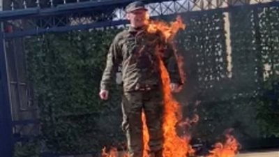 وفاة جندي أمريكي أضرم النار في نفسه احتجاجا على الحرب في غزة