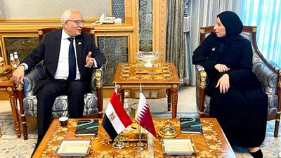 وزير التعليم يلتقي نظيرته القطرية لبحث ملفات التعاون المشترك (صور)