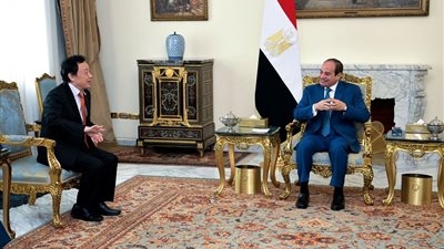 الرئيس السيسي يستقبل مدير عام منظمة 