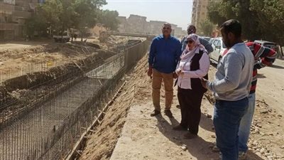 آخر تطورات الأعمال بمشروع تغطية الأجزاء المتبقية من مصرف السيل بأسوان