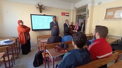 وكيل تعليم الجيزة يتفقد مدرسة يوسف الصديق (تحت الإنشاء).. صور