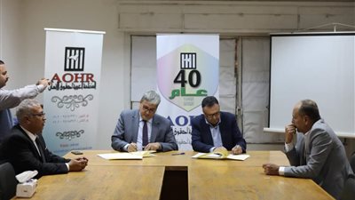 توقيع مذكرة تعاون بين المنظمة العربية لحقوق الإنسان ونقابة الصحفيين الفلسطينيين 