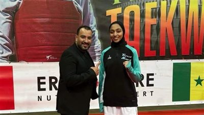 استعداد لبطولة الألعاب الأفريقية.. أية محمد تواصل التدريب بالمركز الأولميبى 