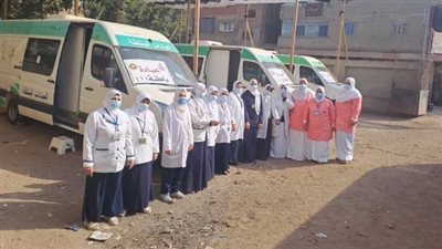 الكشف على 1921 مريضا في قافلة علاجية بالدقهلية