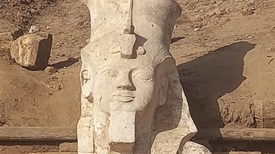 تفاصيل العثور على رأس الملك رمسيس الثاني فى المنيا