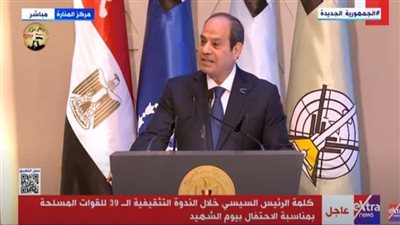 الرئيس السيسي: «المصريين تحملوا ضغوطا كثيرة ولم نتخذ قرارا لضياع البلد»