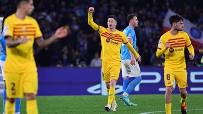 قمة بين برشلونة ونابولي في دوري أبطال أوروبا