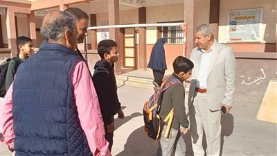  وكيل تعليم دمياط يتفقد مدارس إدارة السرو 